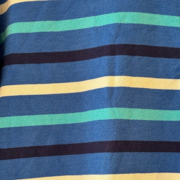 Joseph A Stripped Sweater with Collar L - Picture 4 of 8